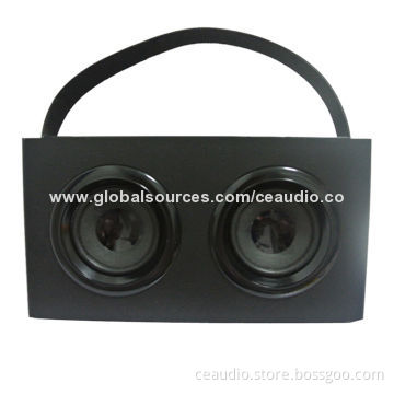 Boombox Bluetooth Speaker, Stereo, Wood, Handsfree, Aux-in, Passive Bass